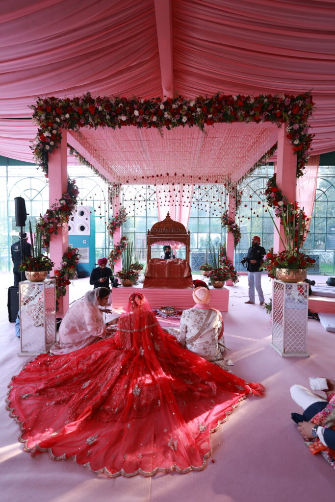 Cultural fusion wedding decor theme