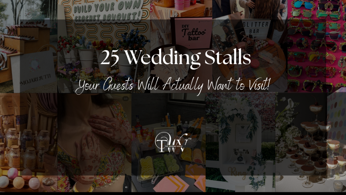 25 Wedding Stalls Your guests will actually love
