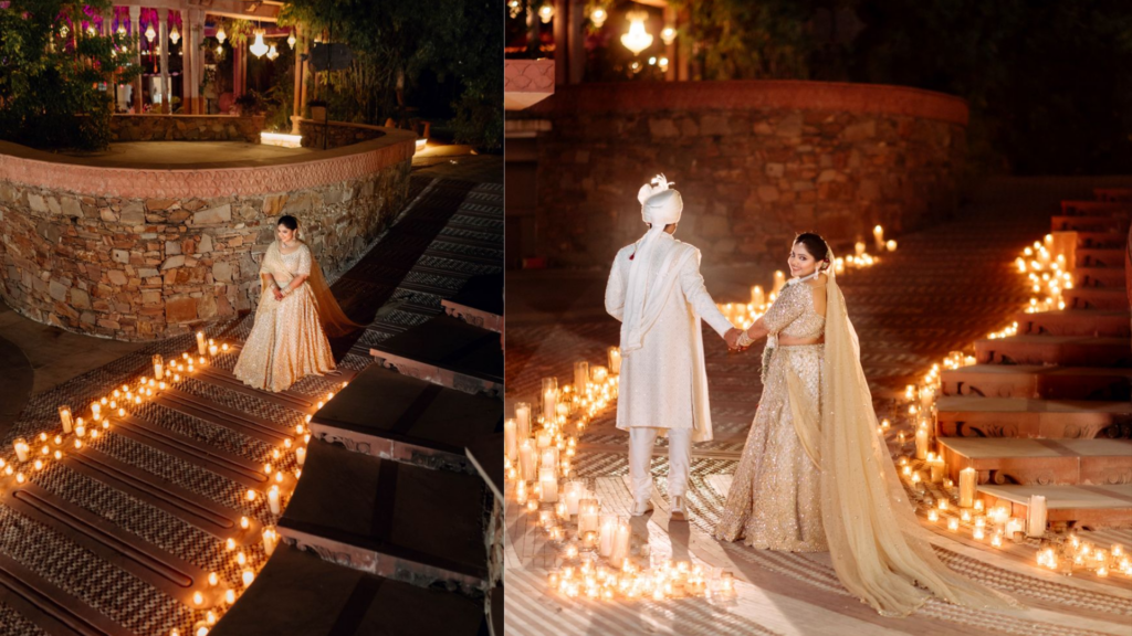 Candle-Lit Bridal Entry